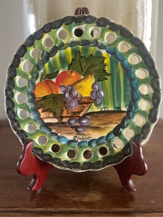 Other - El Salvador ceramic painted decorative plate